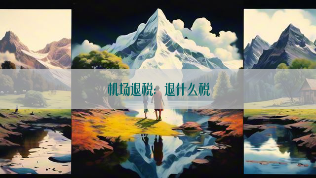 机场退税：退什么税