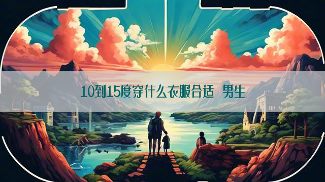 10到15度穿什么衣服合适 男生