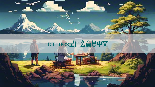 airlines是什么意思中文