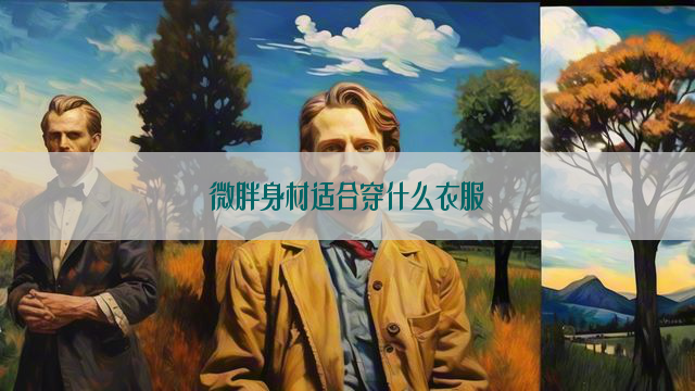 微胖身材适合穿什么衣服