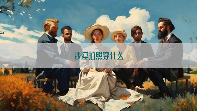 沙漠拍照穿什么